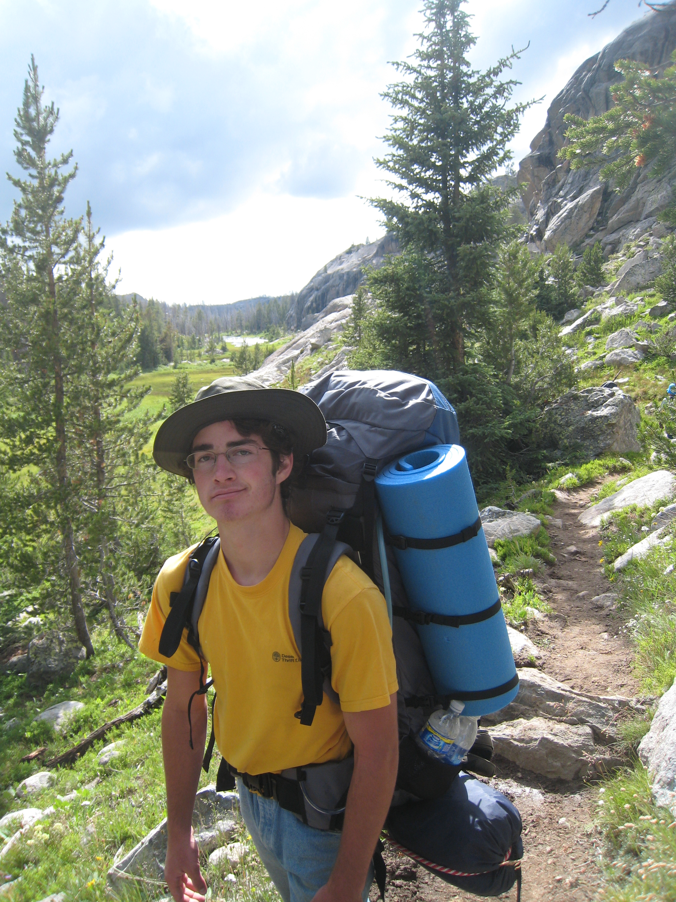 2009 Wind River Trip - Day 2 - Lake Ethel to Mount Victor